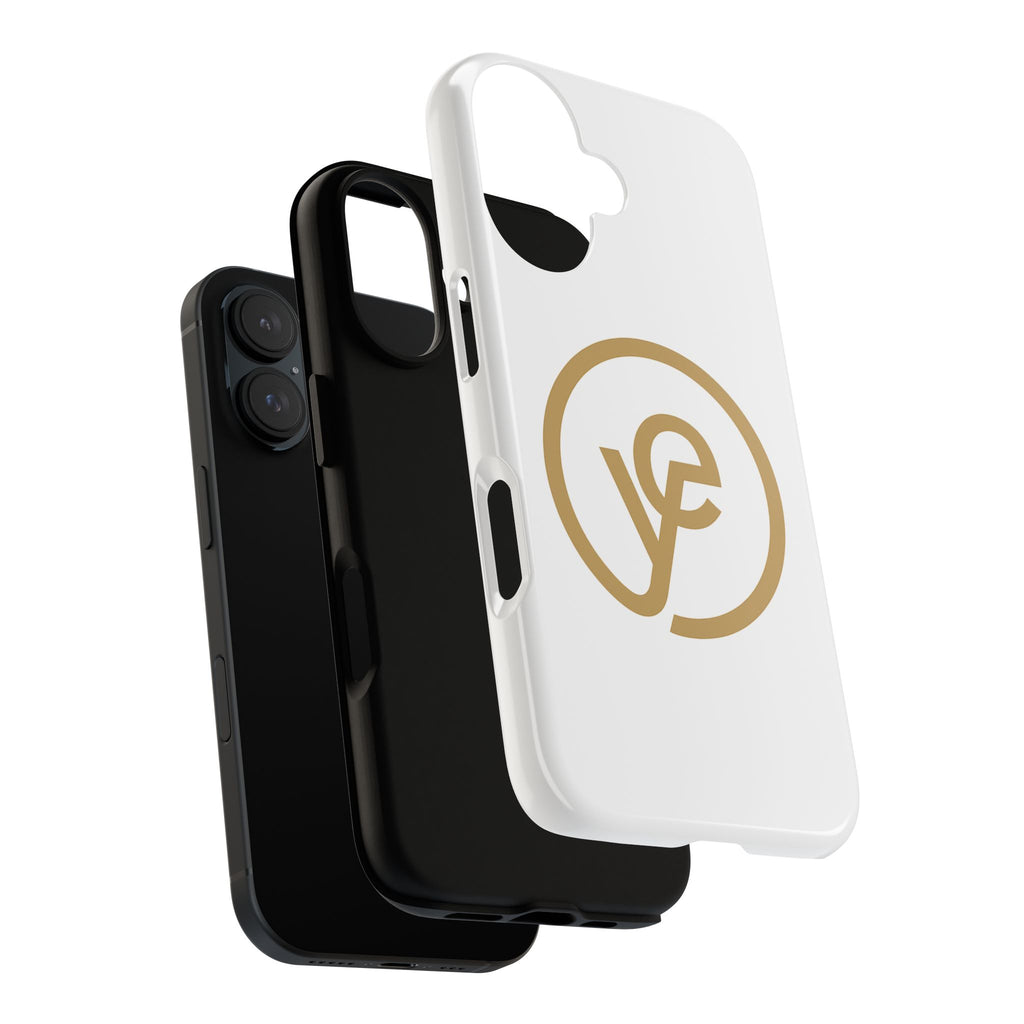 Gold Monogram Tough Phone Case — Sleek Protective iPhone Cover