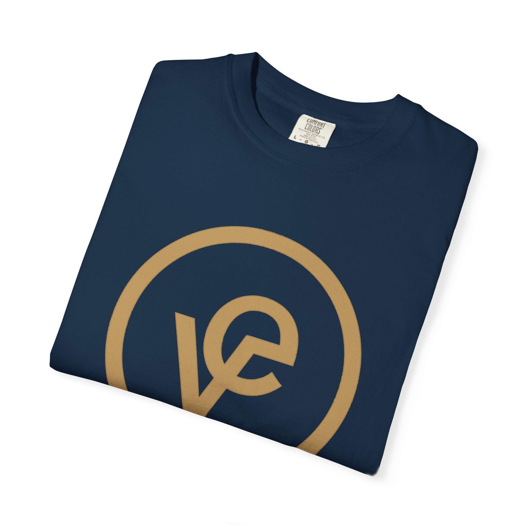 Logo T-Shirt — Minimal Gold 'yf' Circle Tee