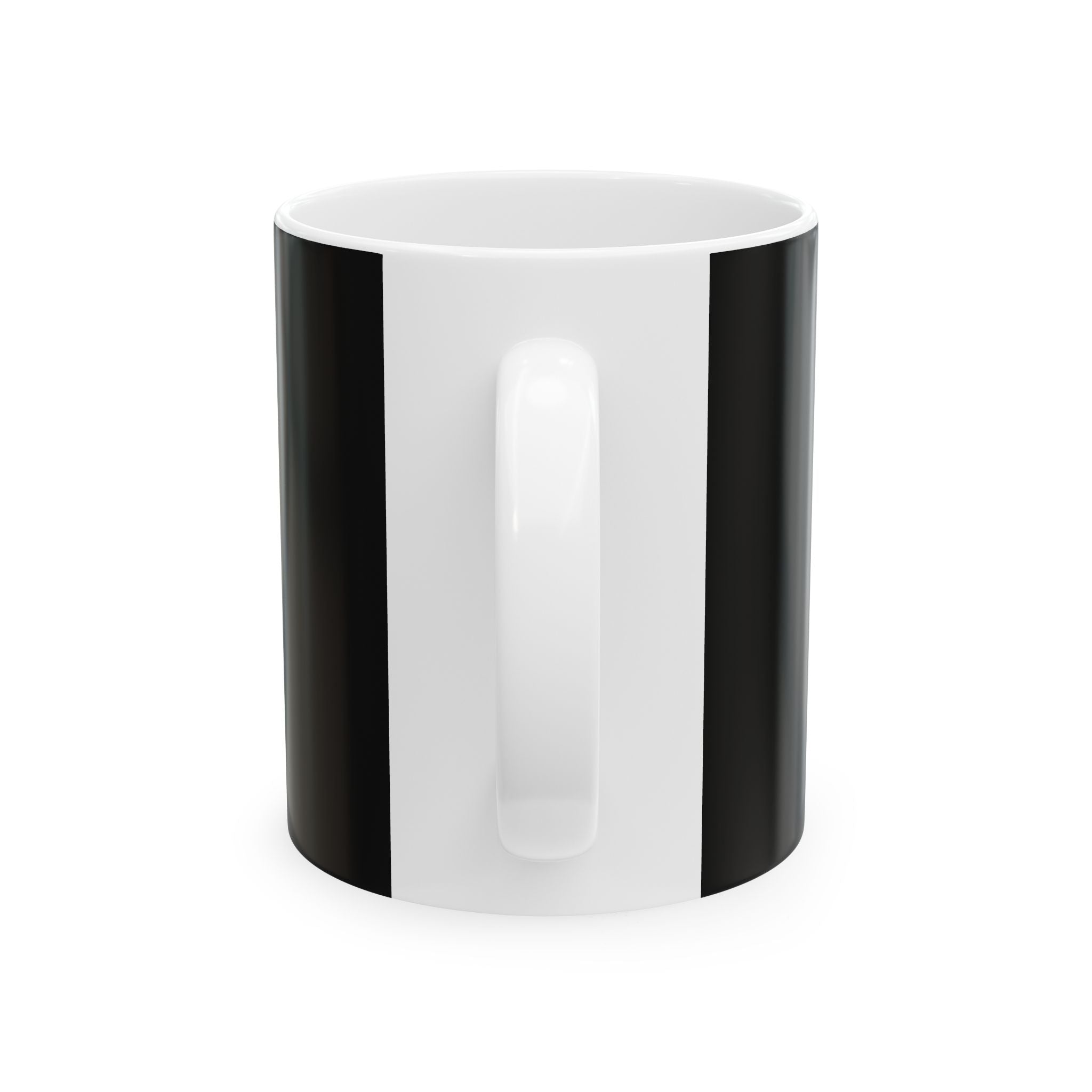 Yoduvh Essentials Black Logo Ceramic Mug (11oz & 15oz)
