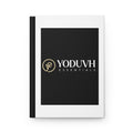 Hardcover Journal — YODUVH Essentials Logo Notebook (Matte Black)