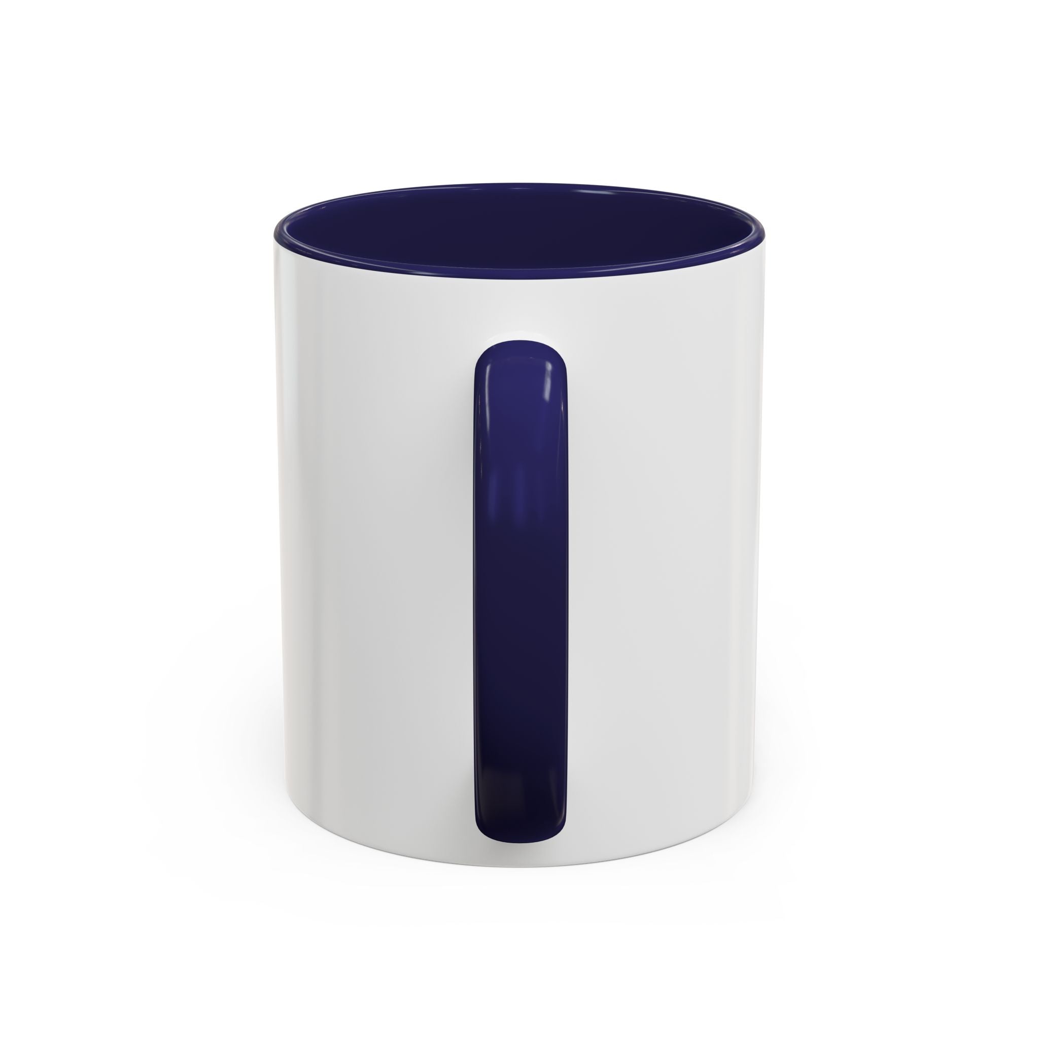 Gold Monogram Accent Coffee Mug — Elegant 've' Logo Ceramic Mug (11/15oz)