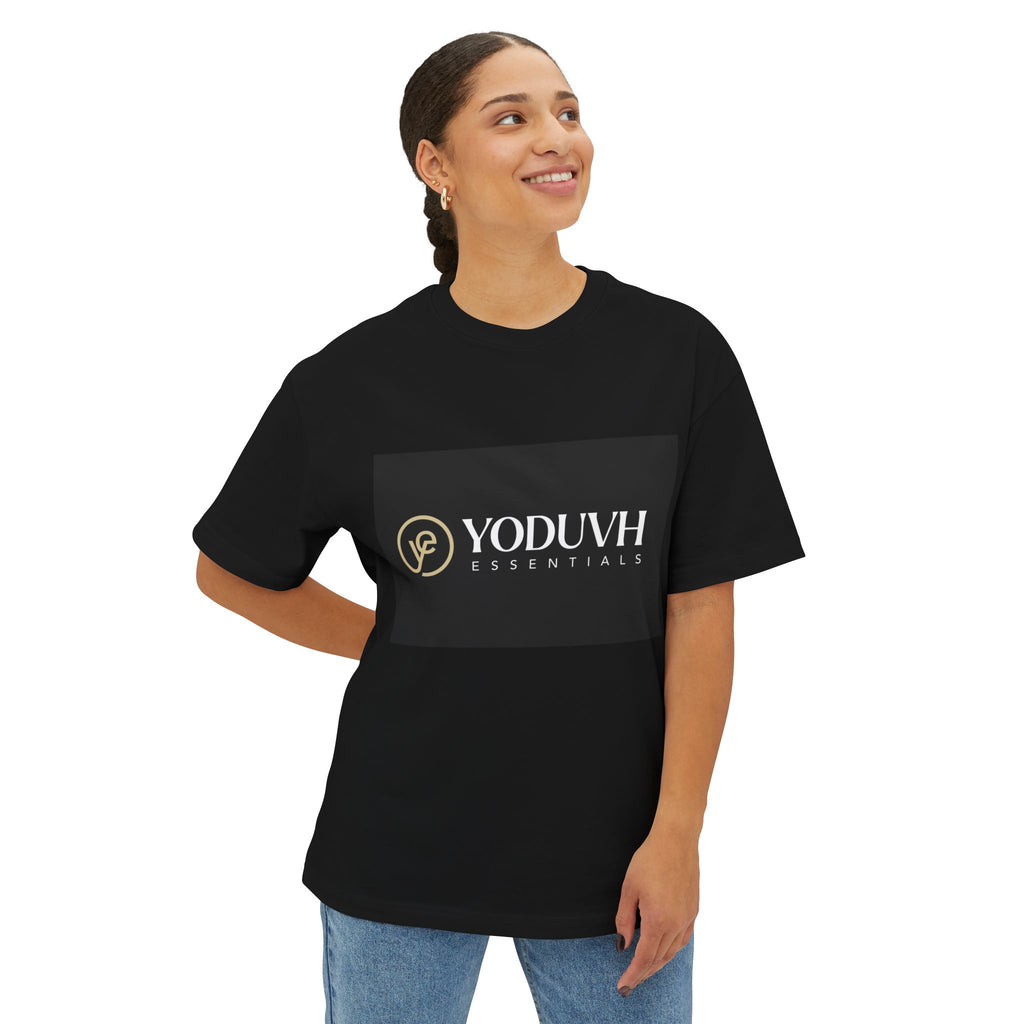 T-Shirt — YODUVH Essentials Logo Boxy Tee
