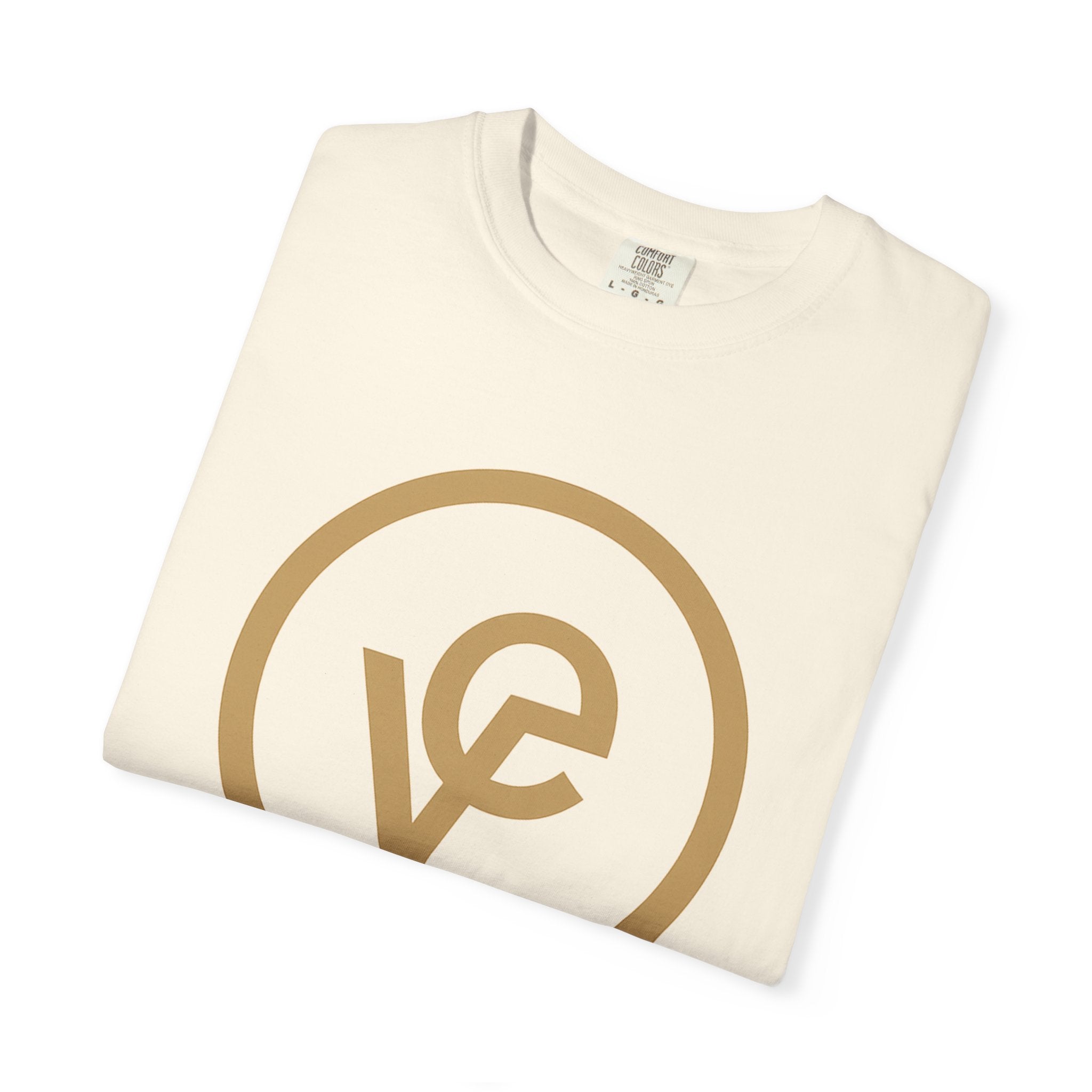 Logo T-Shirt — Minimal Gold 'yf' Circle Tee