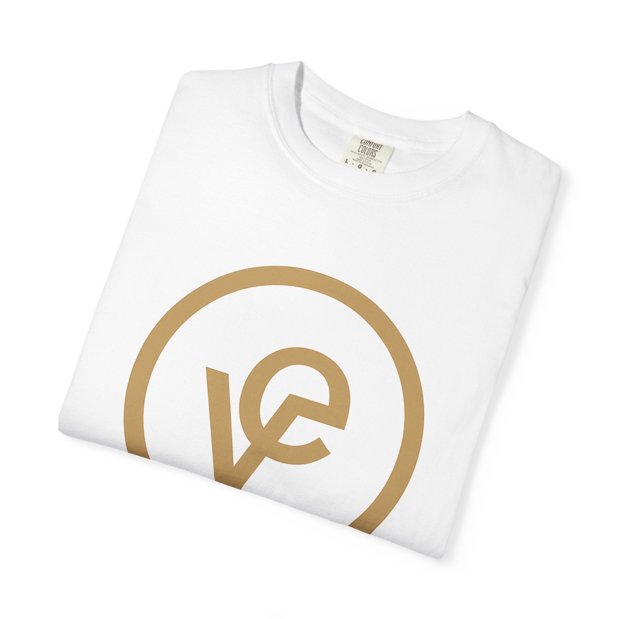 Logo T-Shirt — Minimal Gold 'yf' Circle Tee