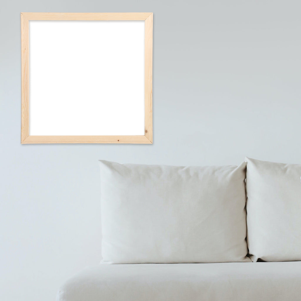 Diy Canvas Stretcher Bars 40x40cm Solid Wood Canvas Frame With Nails For Oil Painting Posters Digital Art Smooth Edges