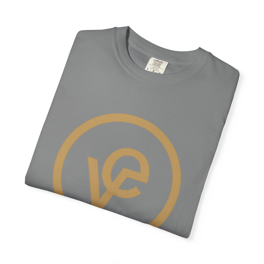 Logo T-Shirt — Minimal Gold 'yf' Circle Tee