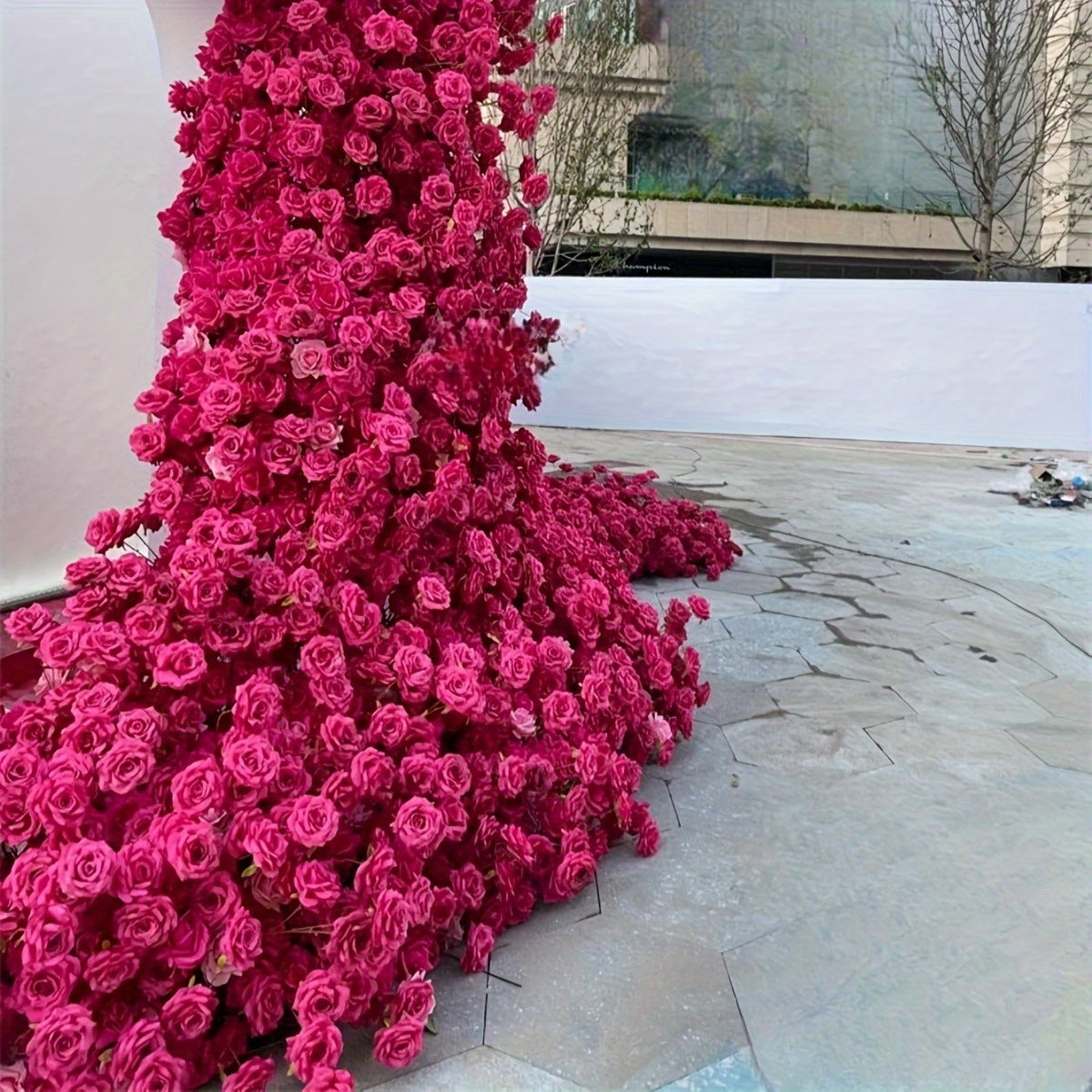 10 Pcs Artificial Rose Flower Realistic 25.59in Silk Roses with Stem Bouquet of Flowers Plastic Flowers Real Looking