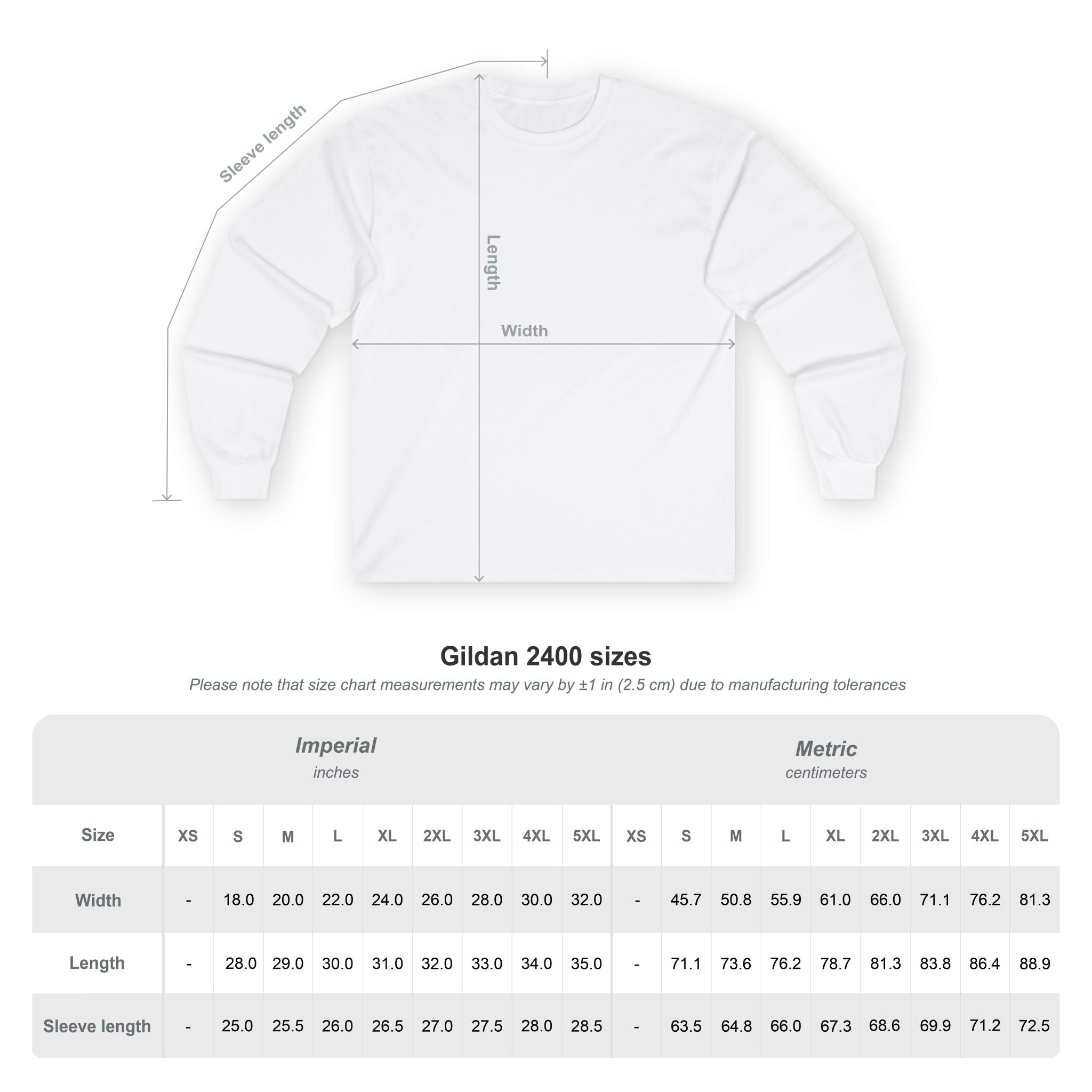 Long Sleeve Tee — Gold Circle Monogram "VF" Minimal Logo