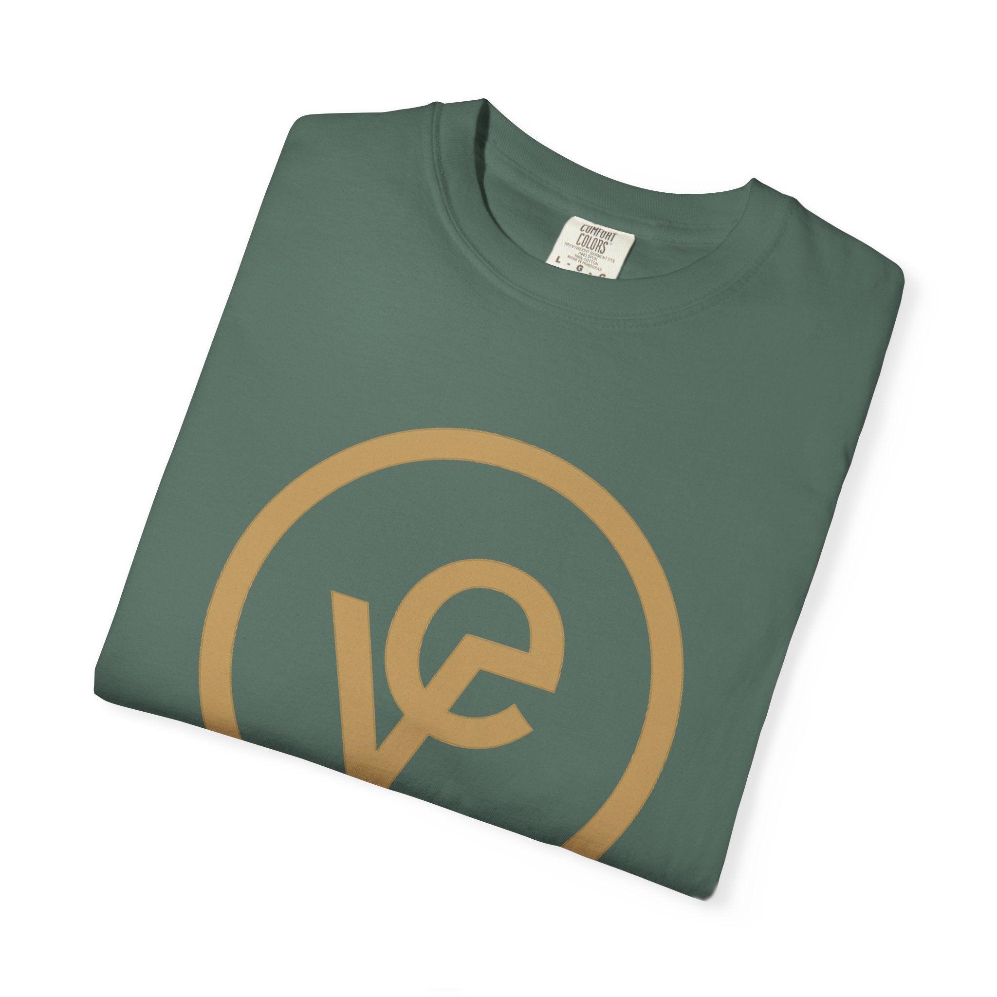 Logo T-Shirt — Minimal Gold 'yf' Circle Tee