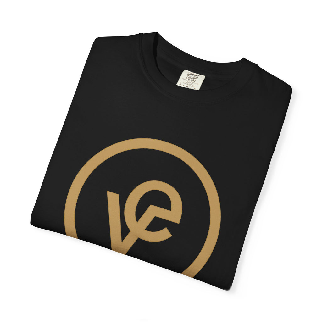 Logo T-Shirt — Minimal Gold 'yf' Circle Tee