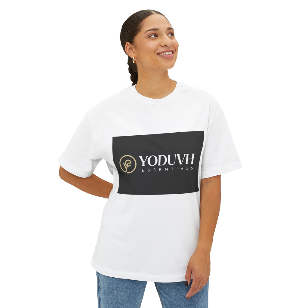 T-Shirt — YODUVH Essentials Logo Boxy Tee