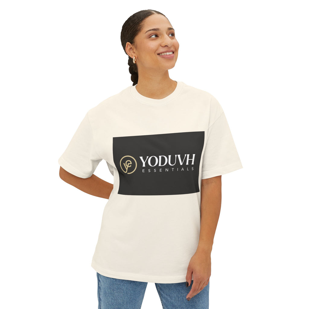 T-Shirt — YODUVH Essentials Logo Boxy Tee