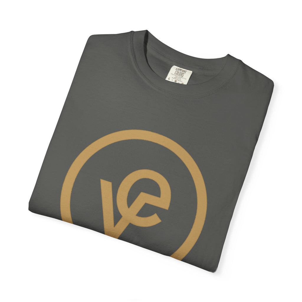 Logo T-Shirt — Minimal Gold 'yf' Circle Tee
