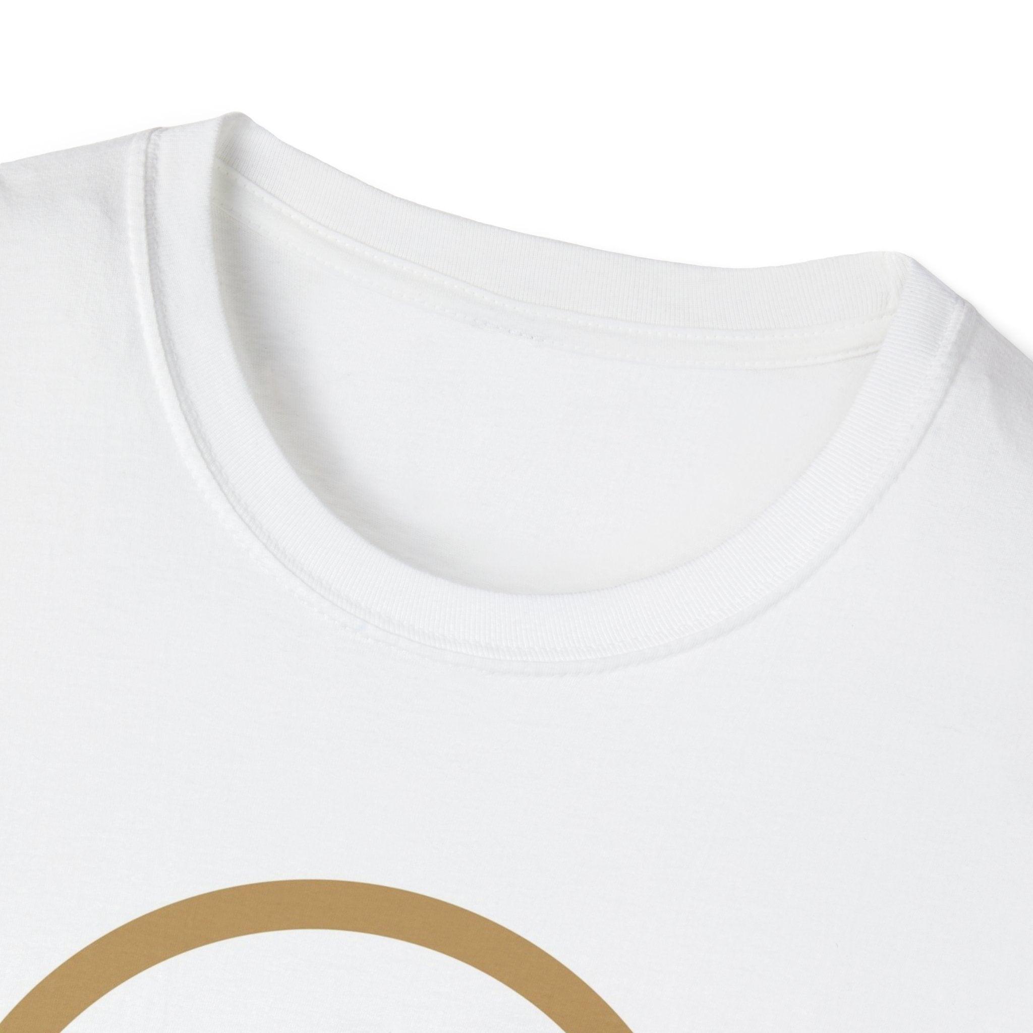 Logo Circle T-Shirt — Minimal Gold Monogram Tee