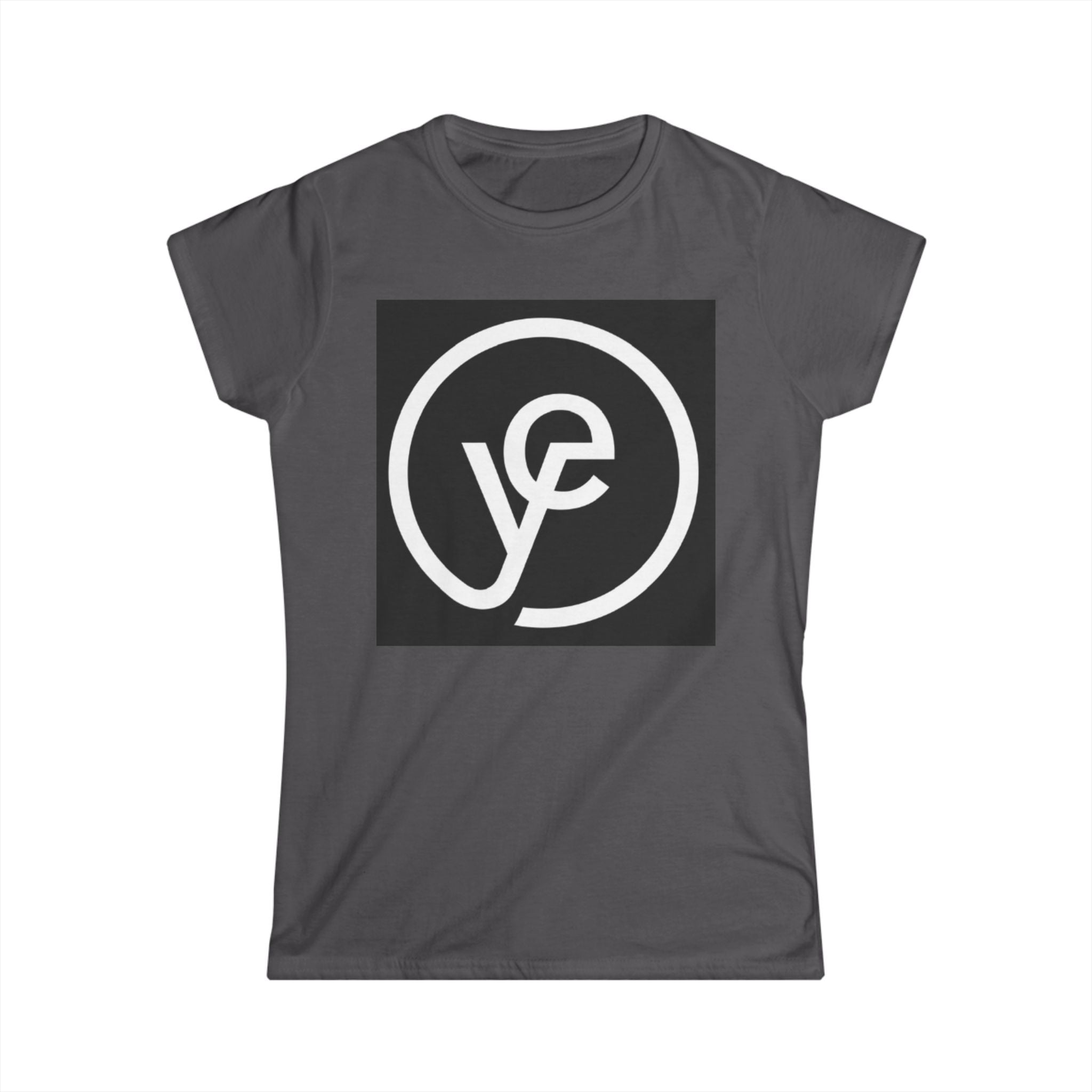 Women's Tee — Minimal Circle Monogram "ve" Logo
