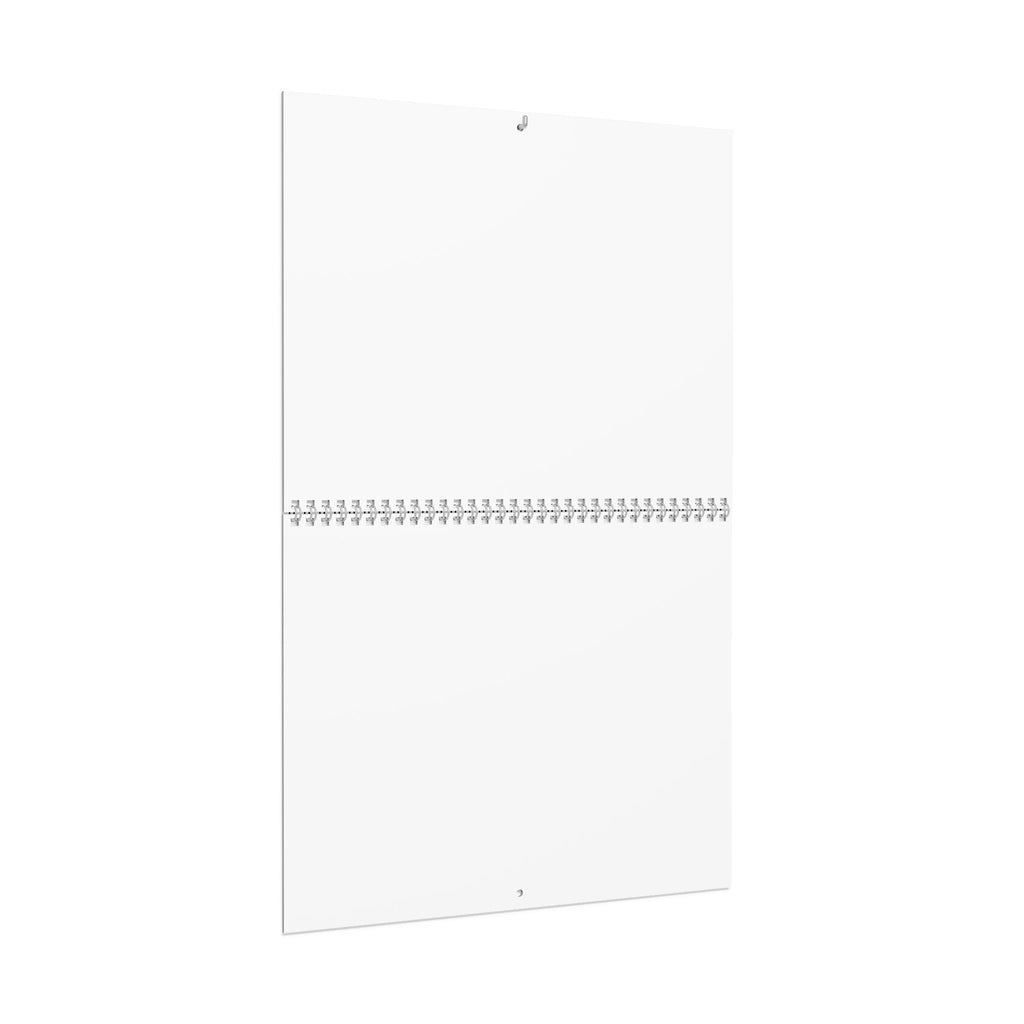 Blank Wall Calendar — Minimalist Monthly Planner (Customizable, 12-Month)