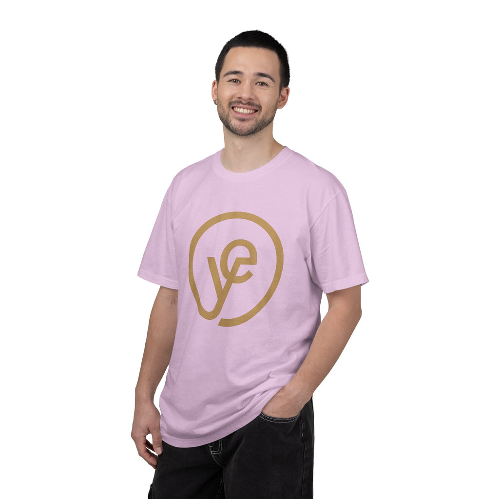 Logo T-Shirt — Minimal Gold 'yf' Circle Tee