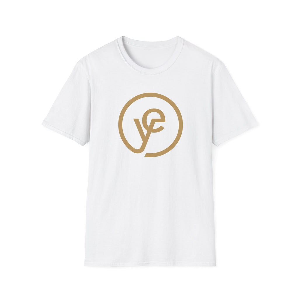 Logo Circle T-Shirt — Minimal Gold Monogram Tee