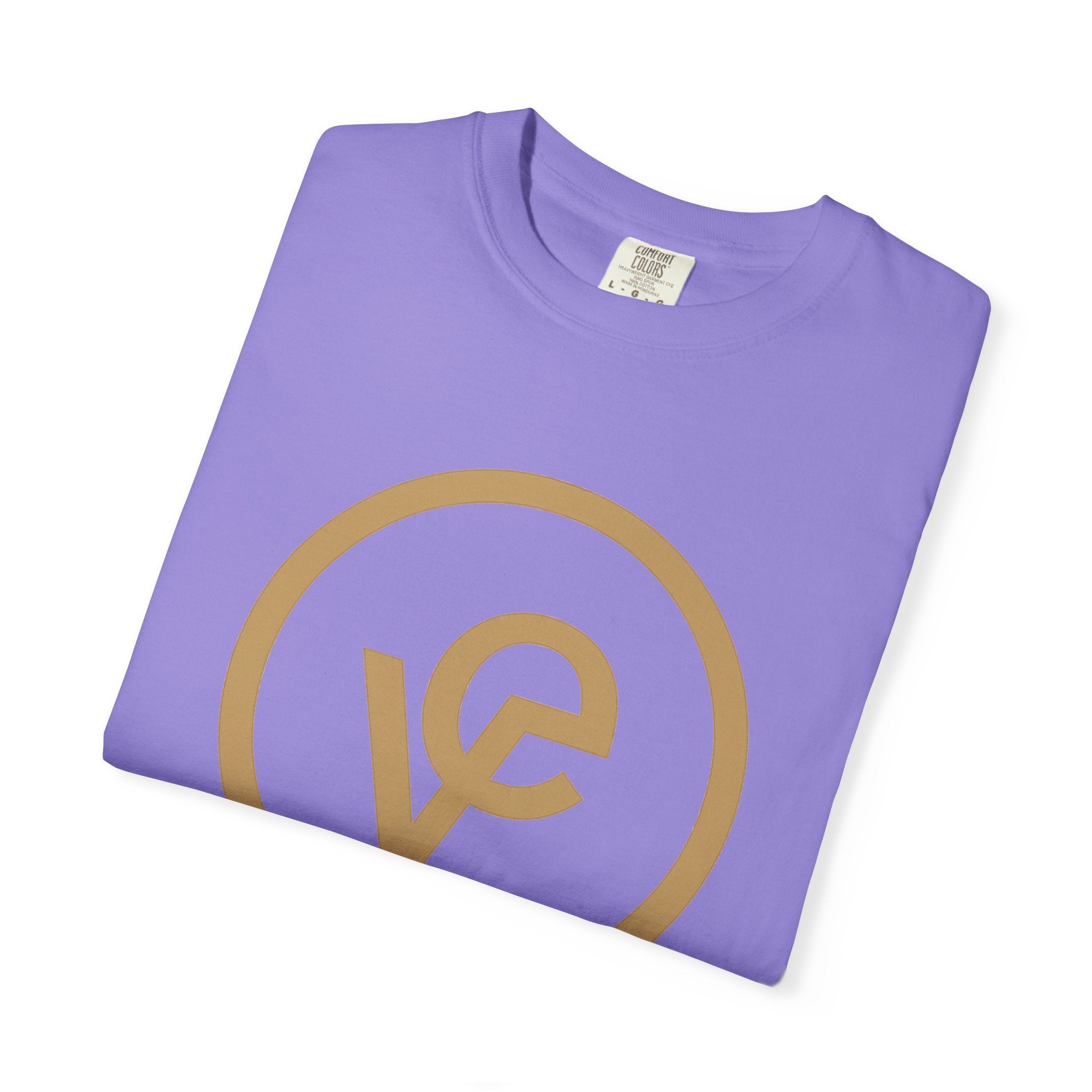 Logo T-Shirt — Minimal Gold 'yf' Circle Tee