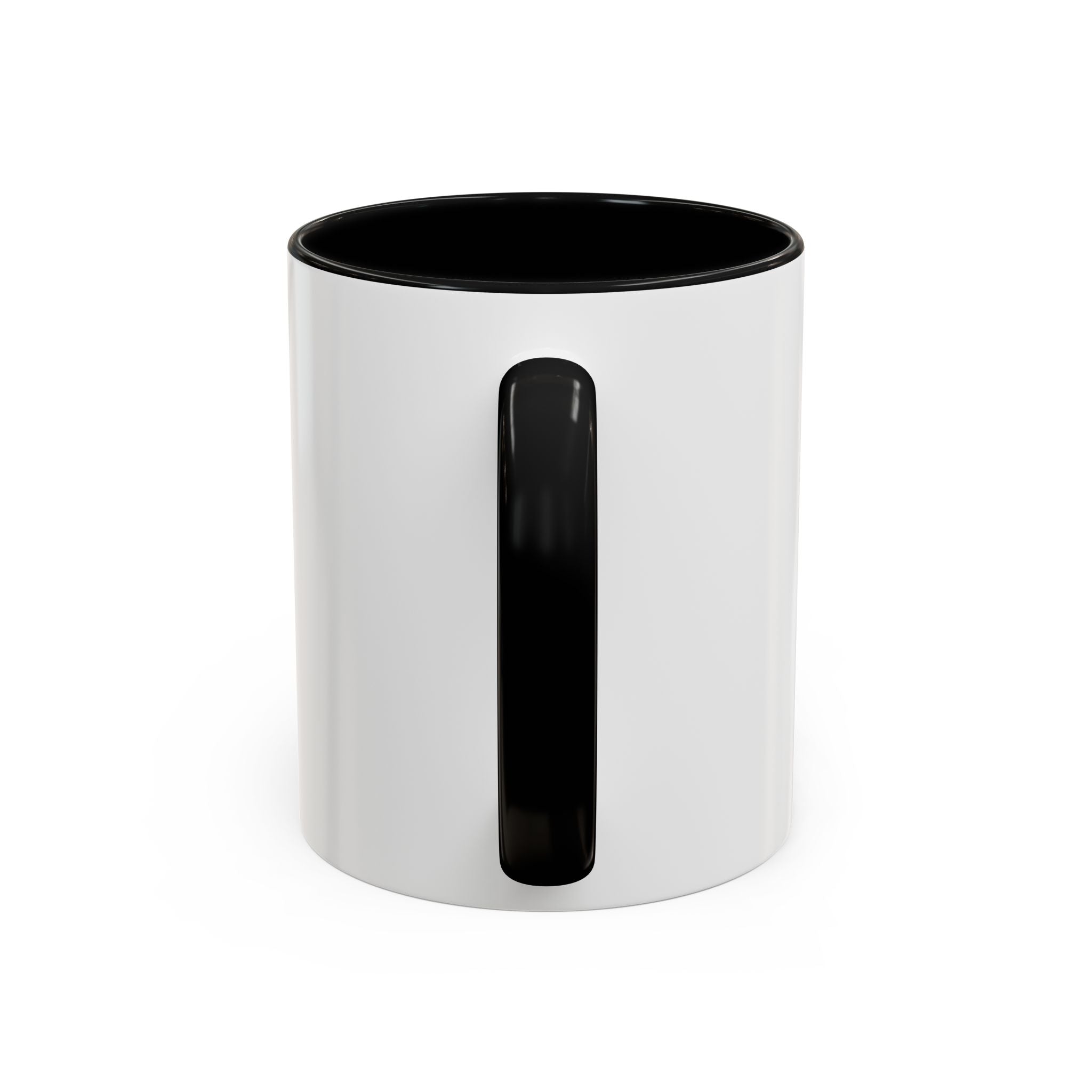 Gold Monogram Accent Coffee Mug — Elegant 've' Logo Ceramic Mug (11/15oz)