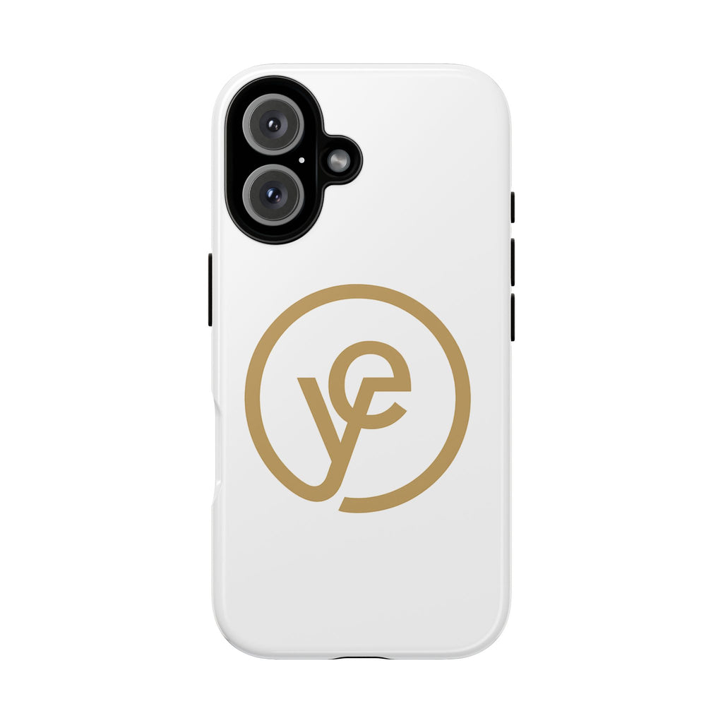 Gold Monogram Tough Phone Case — Sleek Protective iPhone Cover