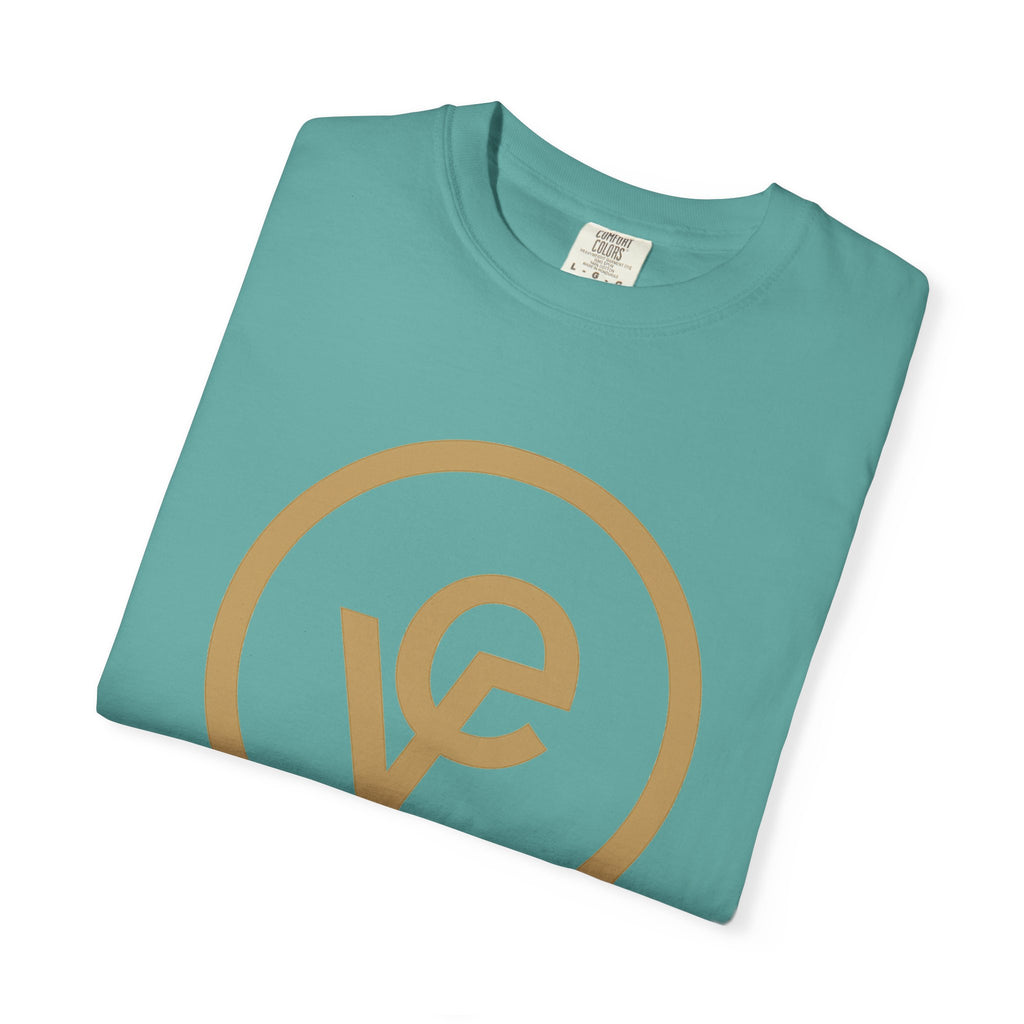 Logo T-Shirt — Minimal Gold 'yf' Circle Tee