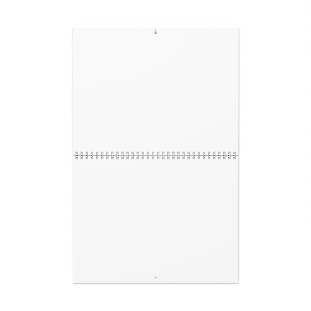 Blank Wall Calendar — Minimalist Monthly Planner (Customizable, 12-Month)
