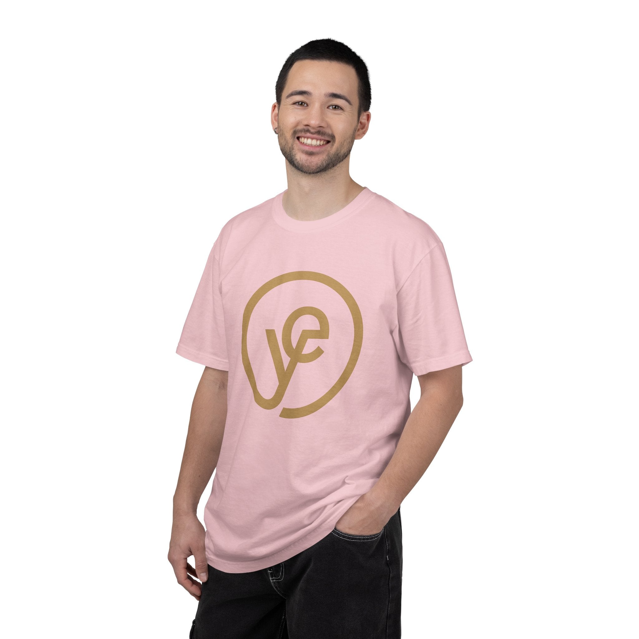 Logo T-Shirt — Minimal Gold 'yf' Circle Tee