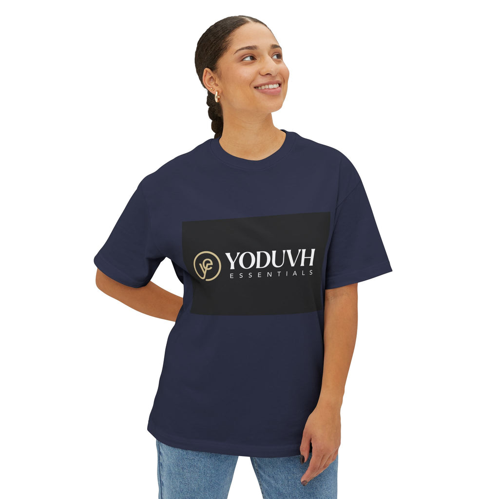 T-Shirt — YODUVH Essentials Logo Boxy Tee
