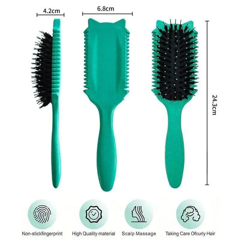 Curly Hair Styling Brush – Tangle-Free Comb for Shaping Men’s & Women’s Curls