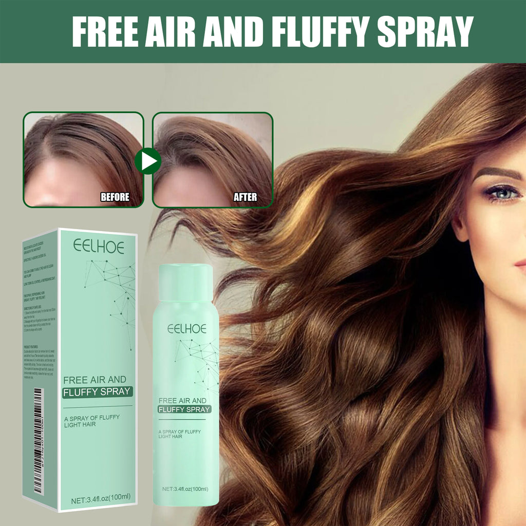 EELHOE No-wash Hair Fluffy Spray Hair Refreshing Spray Oil Control Quick-Drying Thickening Non-greasy Volumizing Hair Dry Spray