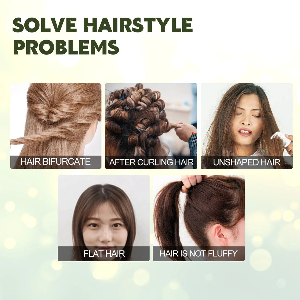 Jayusing Fluffy Curly Hair Styling Mousse Hydrating Moisturizing Care Anti-frizz Elastic Foam Style Intense Curl Defining Spray