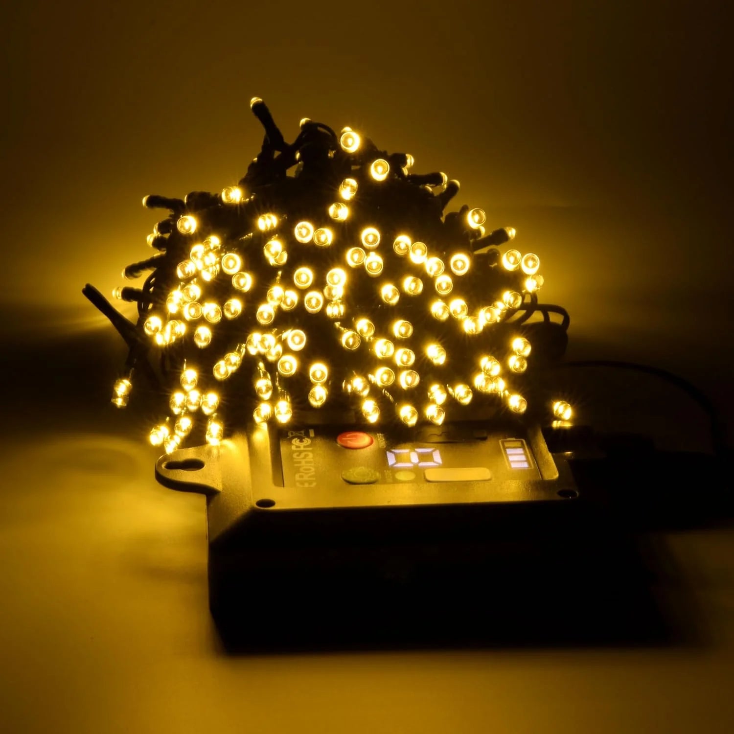 300 LEDs Solar Fairy Lights for Christmas,Parties,Wedding,Garden,Patio,Fence,Decor with Remote Control(Warm,32m)
