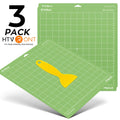 HTVRONT 6/3 Pack 12x12in Mixed Colors PVC Adhesive Cutting Mat Base Plate Tool Pad for Cricut Explore Air/Air2/Maker DIY Machine