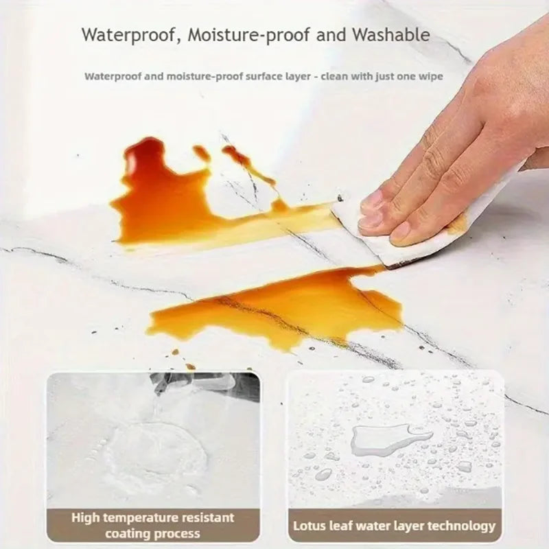 1 roll of self-adhesive imitation ceramic tile waterproof PVC wall sticker for bedroom and living room decoration wallpaper