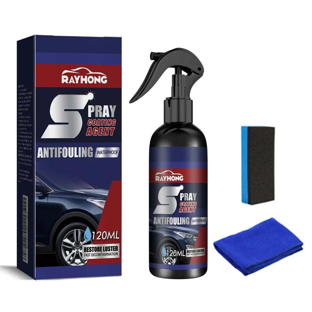 Car Ceramic Coating Spray Kit Nano Hydrophobic Paint Protection Quick Shine High Gloss Wax Polishing Auto Care Set