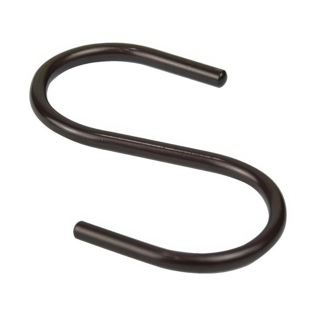 10/20 Black S-shaped Hooks, Wall Mounted Multifunctional Hooks, Used for Hanging Plants, Kitchens, Wardrobes, Black Hooks