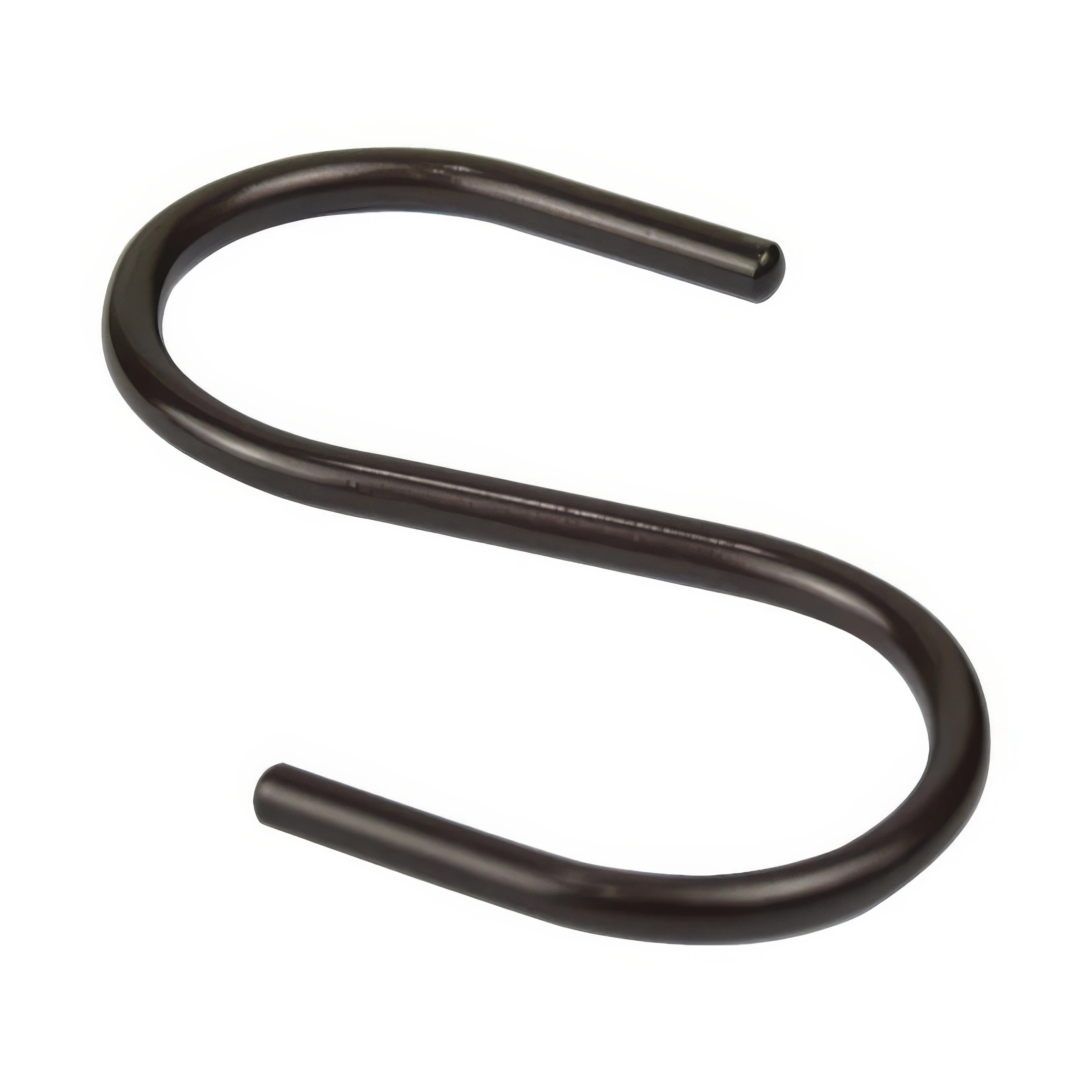 10/20 Black S-shaped Hooks, Wall Mounted Multifunctional Hooks, Used for Hanging Plants, Kitchens, Wardrobes, Black Hooks