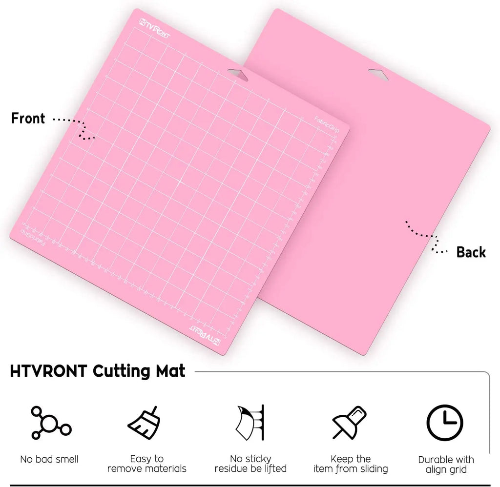 HTVRONT 6/3 Pack 12x12in Mixed Colors PVC Adhesive Cutting Mat Base Plate Tool Pad for Cricut Explore Air/Air2/Maker DIY Machine
