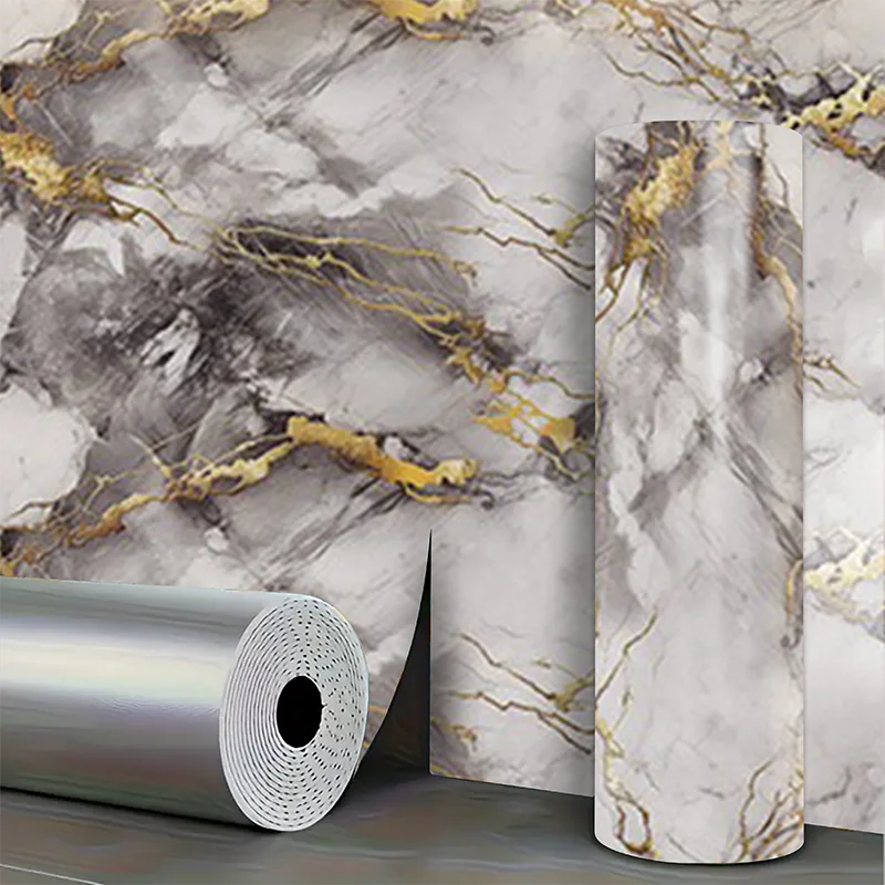 1 roll of self-adhesive imitation ceramic tile waterproof PVC wall sticker for bedroom and living room decoration wallpaper
