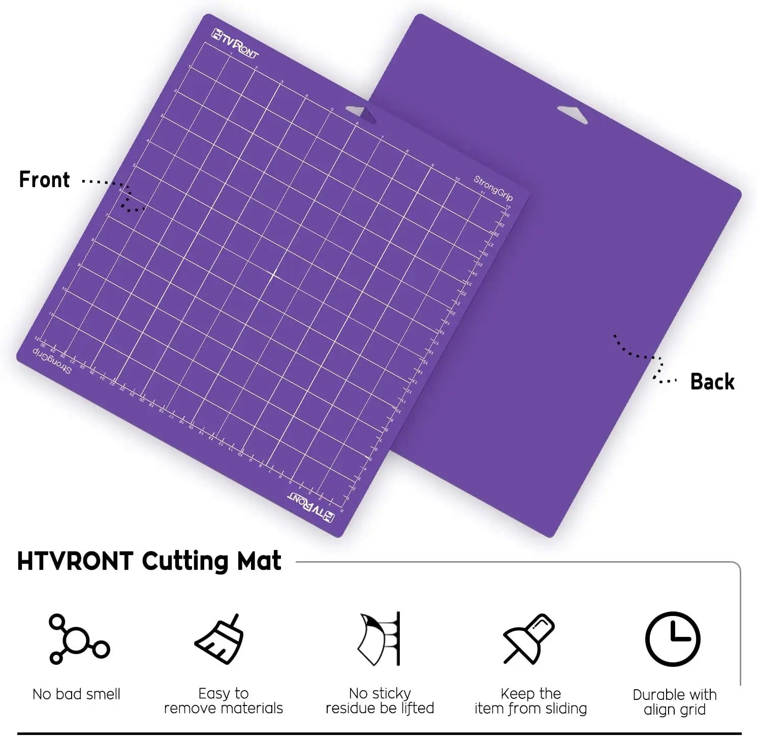 HTVRONT 6/3 Pack 12x12in Mixed Colors PVC Adhesive Cutting Mat Base Plate Tool Pad for Cricut Explore Air/Air2/Maker DIY Machine