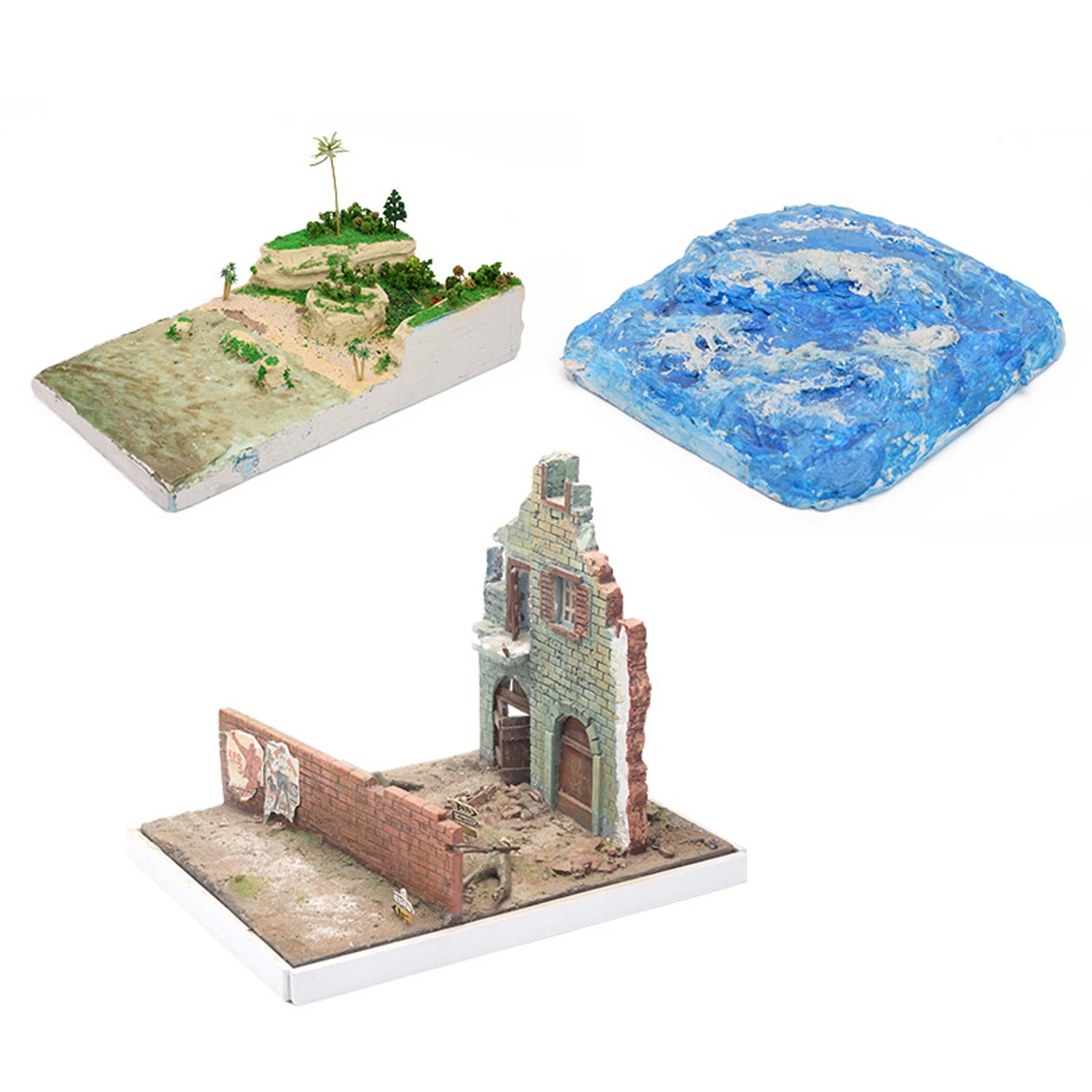 2/5pcs High Density Foam Slab DIY Model Material Diorama Base  Foam Blocks Modeling Material for Crafting Modeling Landscape Art