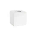 Modern White Resin Tissue Box Cover – Elegant Square Bathroom & Office Napkin Holder