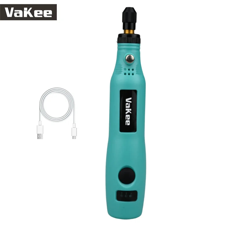 Mini Cordless Electric Drill USB Handheld Rotary Tool Engraving Pen Woodworking Dremel Tools for Jewelry, Metal, and Glass