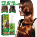 Jayusing Fluffy Curly Hair Styling Mousse Hydrating Moisturizing Care Anti-frizz Elastic Foam Style Intense Curl Defining Spray