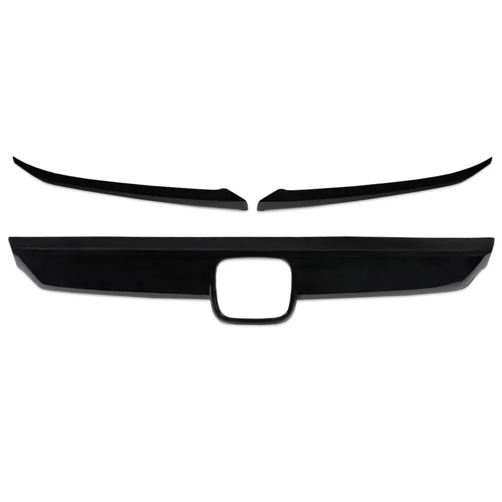 3Pcs Front Bumper Mesh Center Grille Grill Molding Strips Cover Trim Fit for Honda Accord 2018 2019 2020