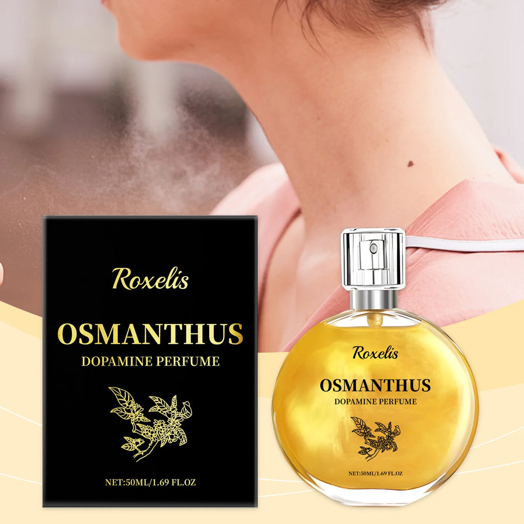 Roxelis Osmanthus Gold Plated Perfume Lasting Fragrance Natural Fresh Moisturizing Charm Lingering Fragrance Fine Perfume Spray