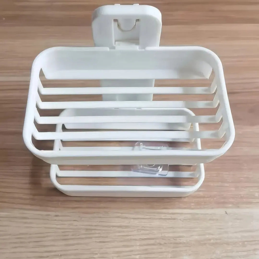 1Set Simple Soap Dish Drain Soap Tray Plastic Rectangular Soap Holder Soap Holder Bathroom Minimalist Soap Storage Rack Bathroom