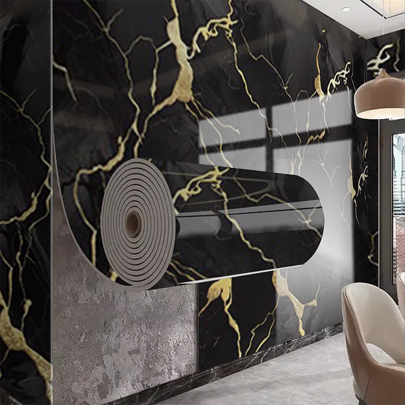 1 roll of self-adhesive imitation ceramic tile waterproof PVC wall sticker for bedroom and living room decoration wallpaper