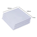 5Pcs Foam Plate Miniature Landscape Building Model Diorama Base PVC Square Boards Foam White Photo Framing Crafting Modeling